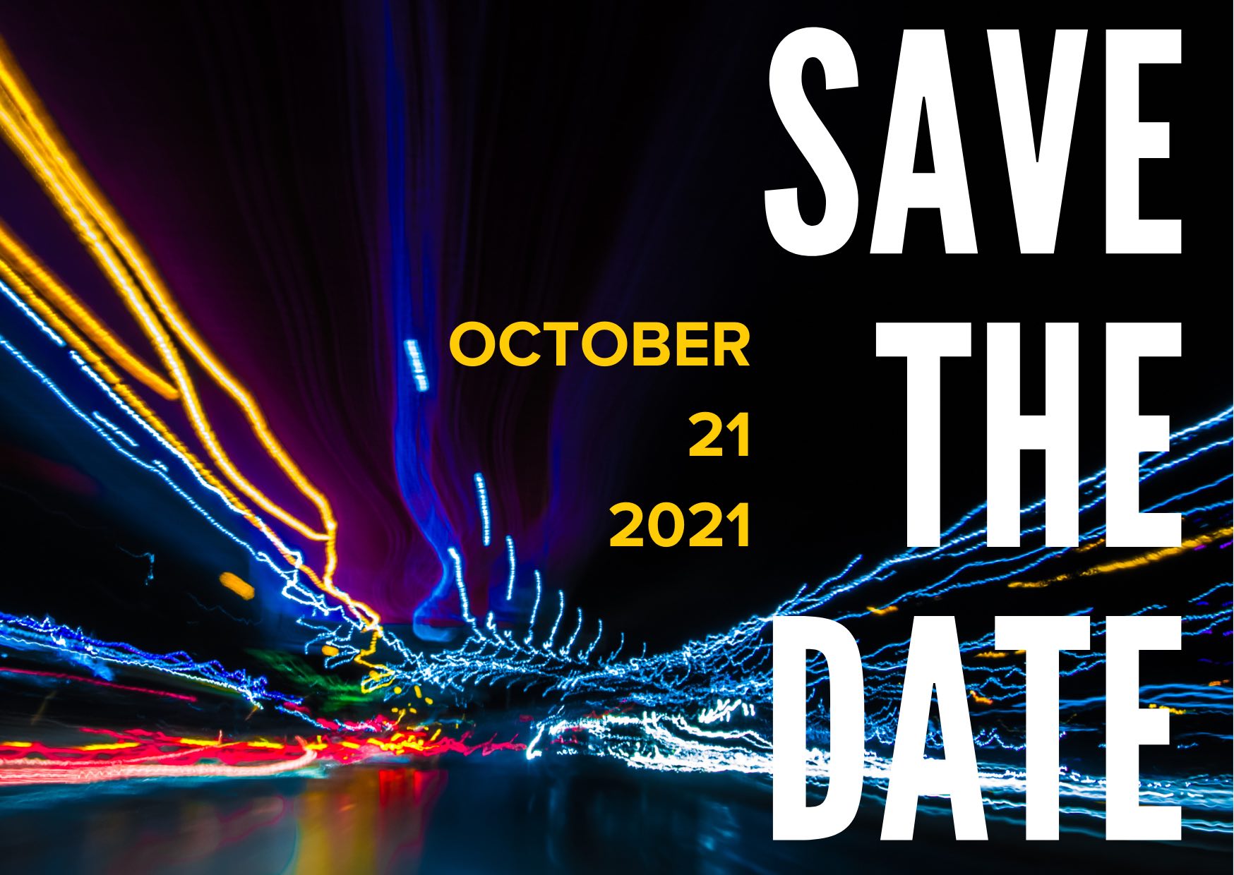 Save the Date october 21